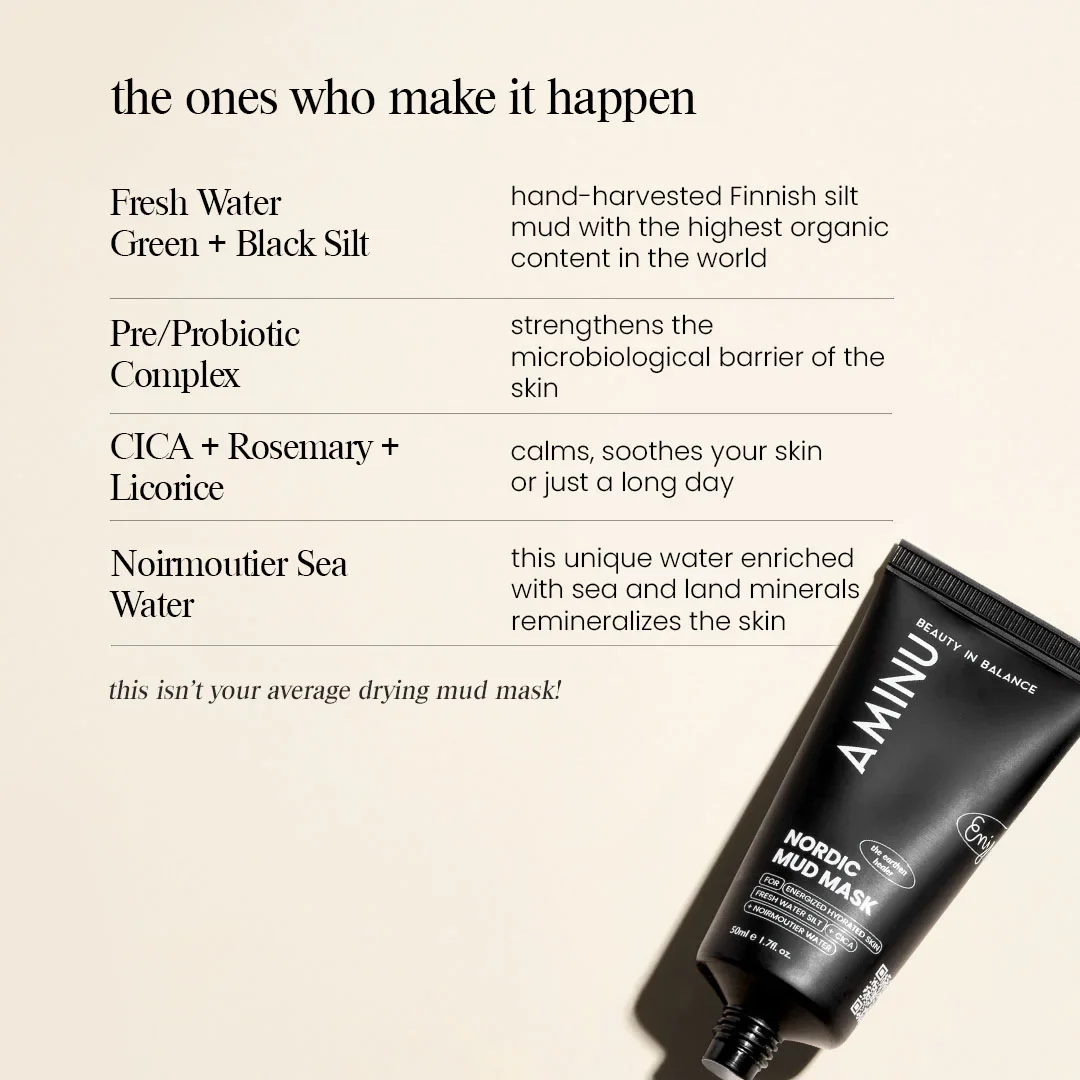 AMINU - Nordic Mud Mask 50 ML - Image 3