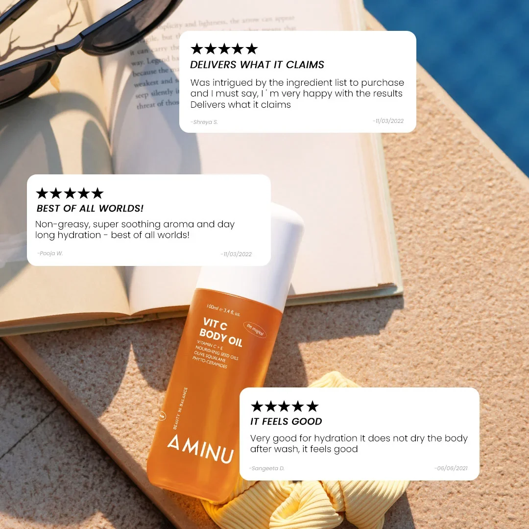 AMINU - Vit C Body Oil 100 ML - Image 5