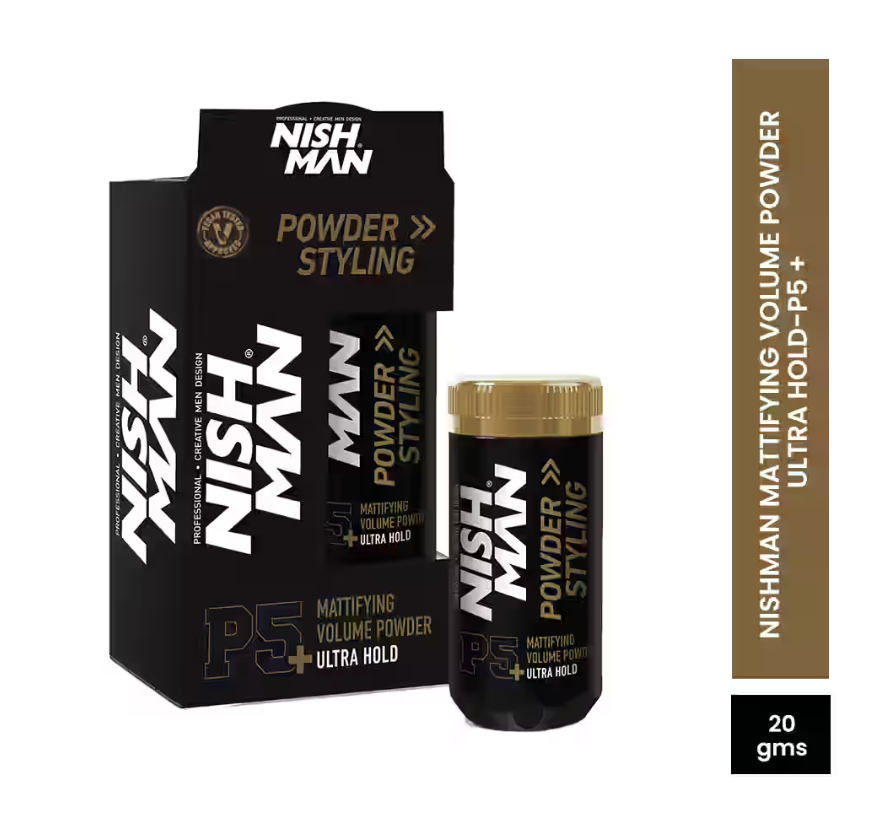 Nish Man Mattifying Volume Powder Ultra Hold 20 Gms